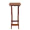 26" Light Brown Acacia Wood Outdoor Folding Accent Table